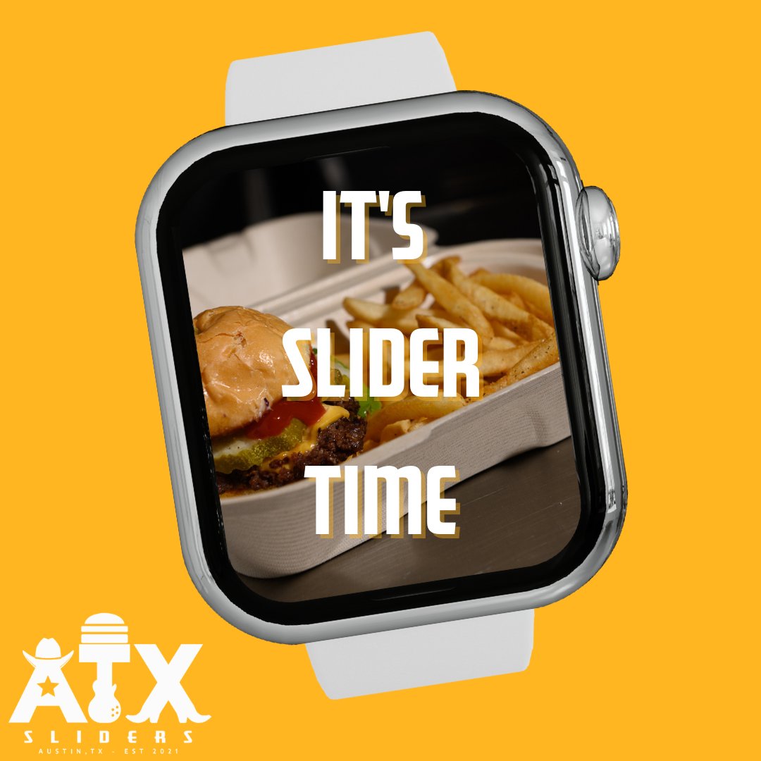 Yep it's about that time....Slider Time! #ATXsliders