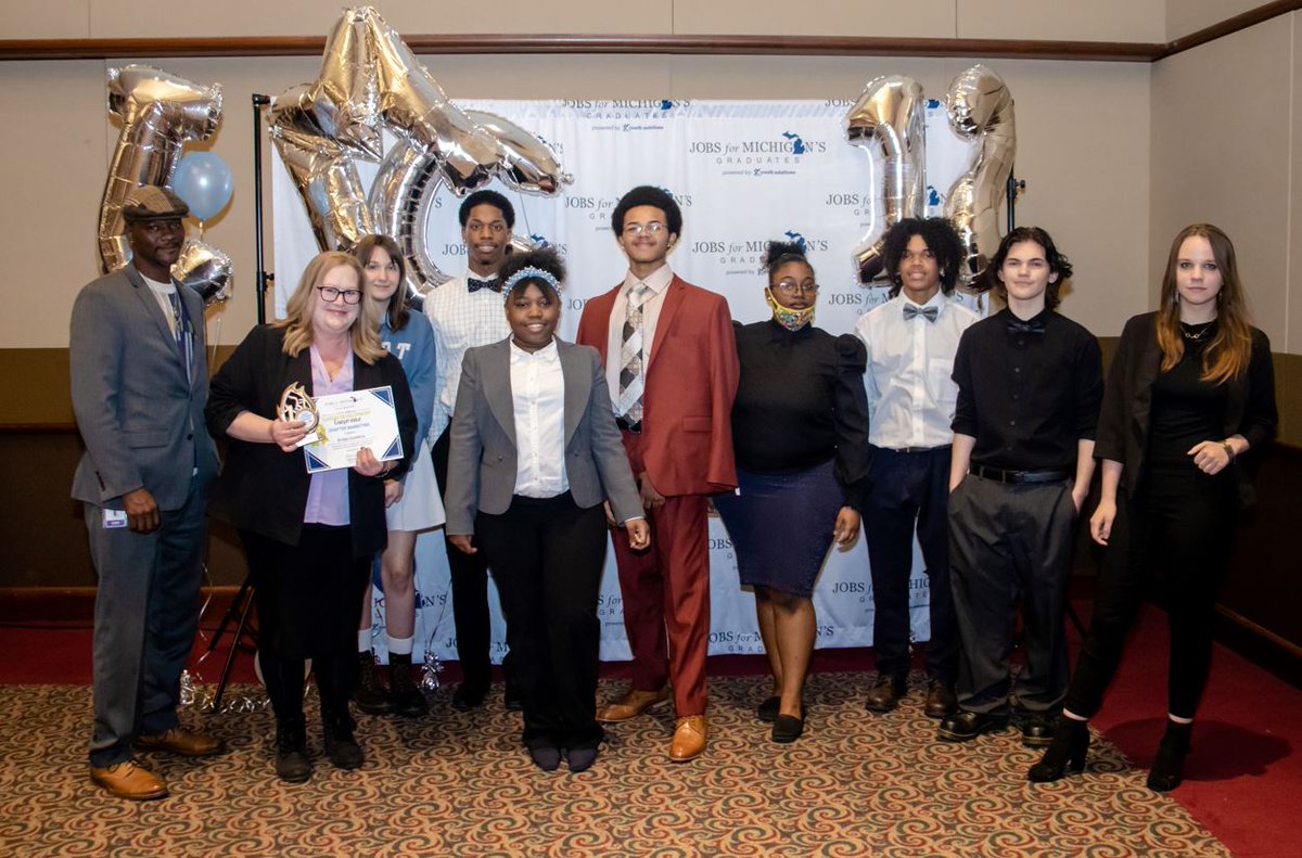 JobsforMIGrads's tweet photo. Congratulations to our 2022 Chapter Marketing winners on your well-deserved success! 🥇🥈🥉 Click here to watch 1st place video, “Our Voices, Our Choices” submitted by the youth of Bridge Academy of Southwest Michigan: https://t.co/rmNwRF7XSD

#TeamJMG #JMGCDC2022 #YouthVoices https://t.co/80H9sfOBgB