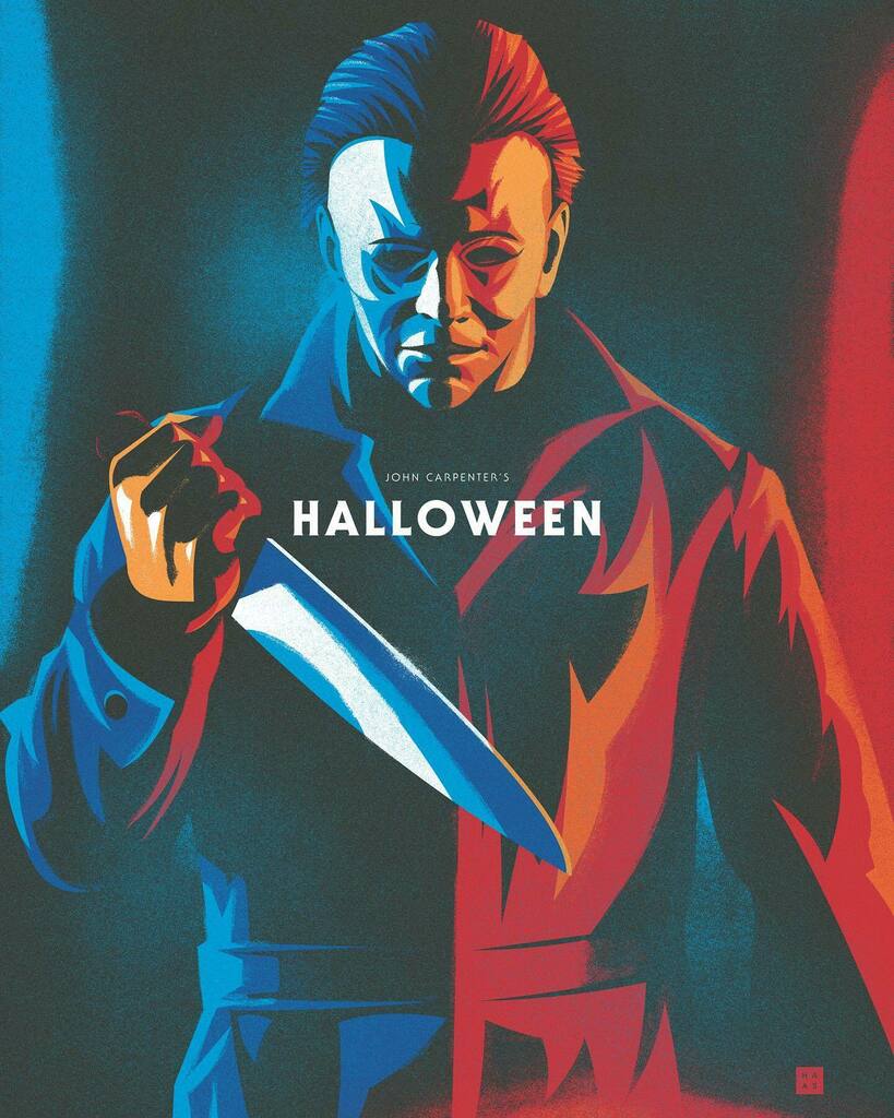 ArtofDanny's tweet photo. Thrilled to be a part of the upcoming @printedinblood art book celebrating John Carpenter’s Halloween. You can pick up a copy at https://t.co/GNUQrrSuJO. I will have a limited number of these licensed prints available soon! #halloweenartbook #printe… https://t.co/BGZIjMbAC2 https://t.co/As4qfZWGOX