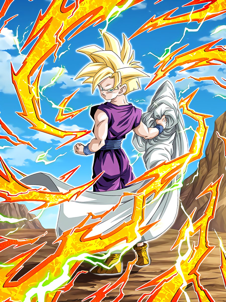 【地球の運命を背負う戦士】
超サイヤ人孫悟飯(少年期)