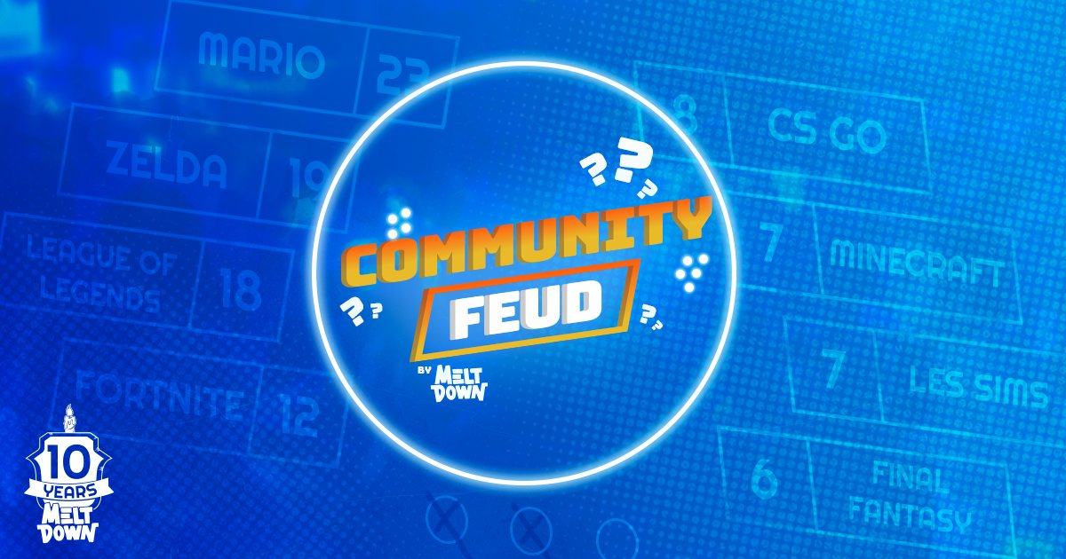 For the #Meltdown10years anniversary we'll be hosting a giant "Community Feud" game! Click below to take our survey, and let customers of all Meltdown bars guess your answers during the May 28th party! So… what's your favourite Disney movie? 🧐
melt.bar/NDM0Mwieie