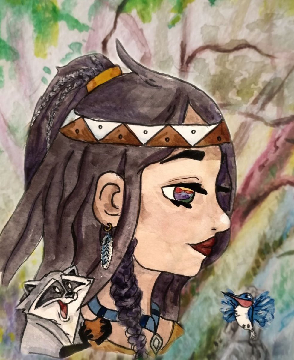 UrekaRoman's tweet photo. @Ayako_sol this is my art especially for the ayako project! The drawing is done in the pocahontas style. The background is taken from my other drawing.
❤️ Ayako❤️ https://t.co/dbgoEAwhVg