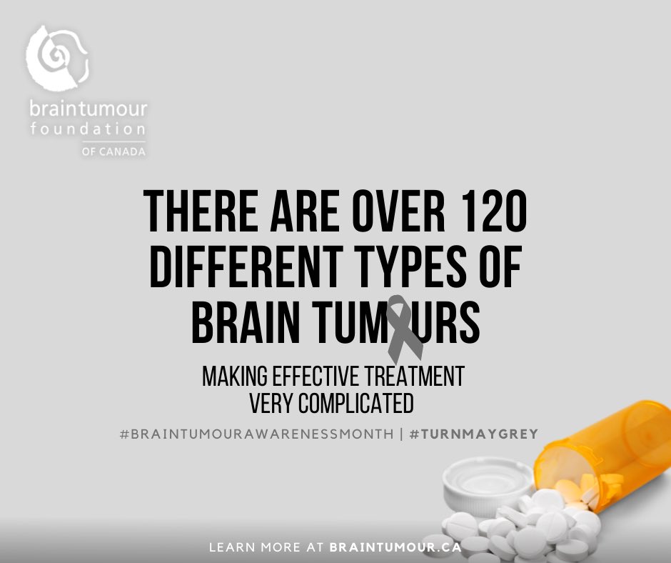 little_hands_'s tweet photo. May is Brain Tumour Awareness Month.
There are over 120 different types of brain tumours, making effective treatments very difficult and complicated.
#BrainTumourAwarenessMonth
#EndBrainTumours
#turnmaygray https://t.co/QtemOXOLWH