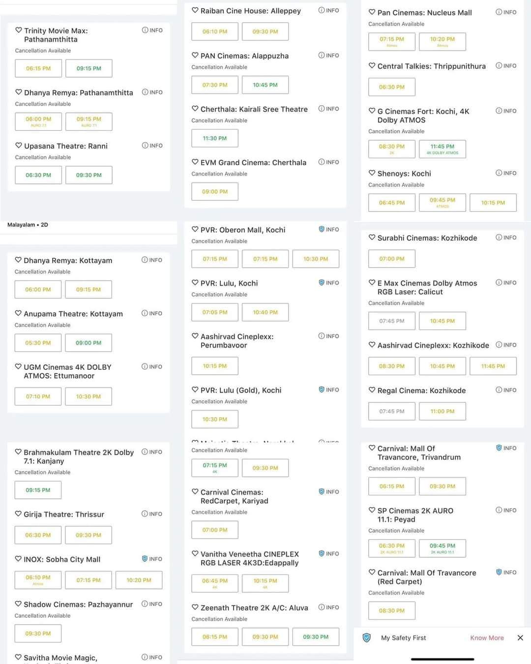 Forum Reelz on Twitter: "#JanaGanaMana Evening & Night Shows π₯ https