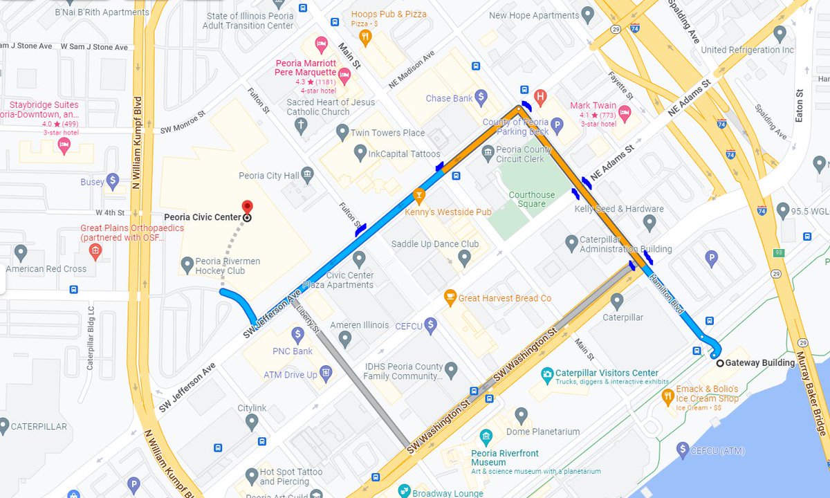 Here is our parade route for tomorrow! Be sure to join us at 4:15 and then for the celebration at 5:15!