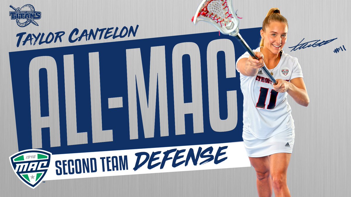 Second-Straight Year Cantelon Honored!
🥍 Second Team All-MAC
🥍 Tallied 72 draw controls with 17 GB's, 7 caused turnovers, 5 goals and 2 assists
🥍 Her 153 career draw controls are 4th in school history