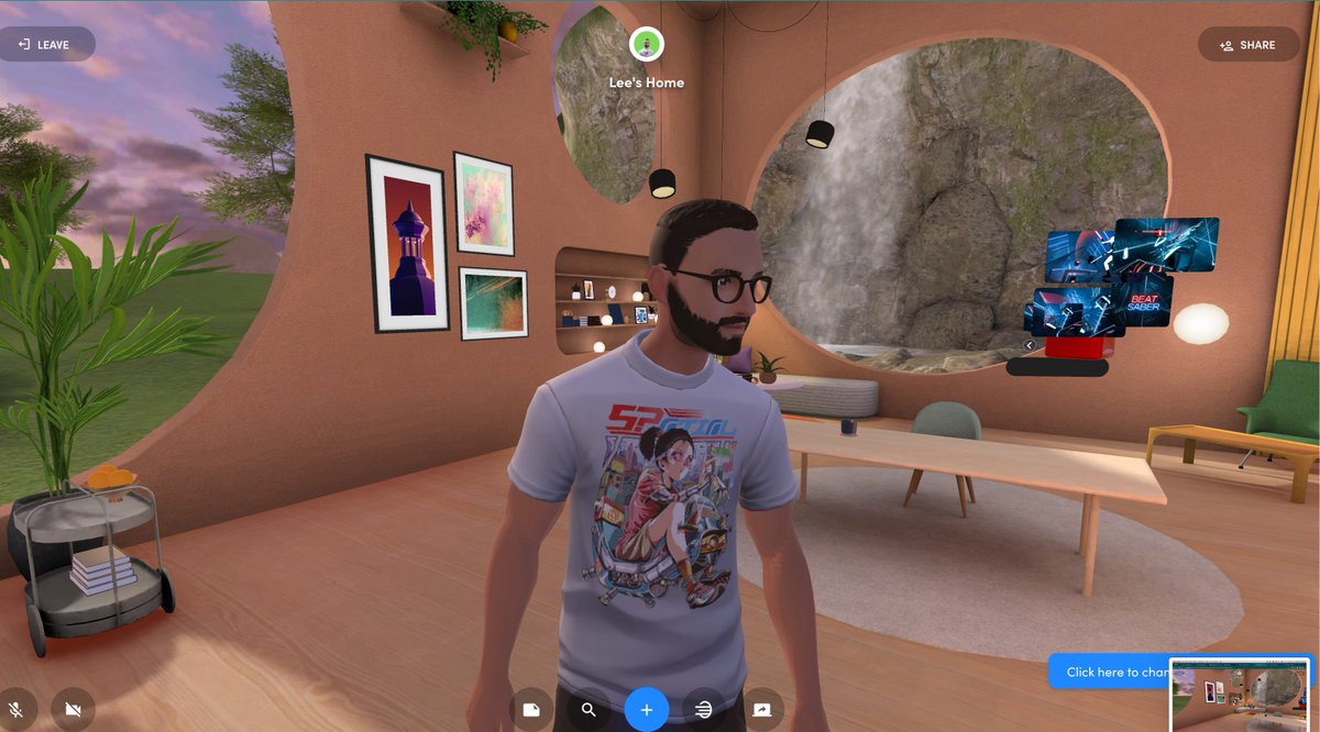 WussupLee's tweet photo. Taking a #SpatialSelfie inside of my Spatial Home with new merch! https://t.co/z7VPl1U7PU