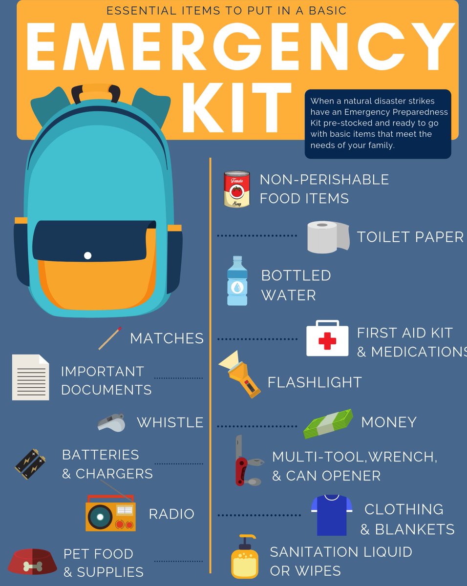 PembrokeFD's tweet photo. Follow your emergency plan, get your Emergency Kit prepared, listen to instructions from local officials and stay safe until orders to evacuate. @CityPembroke @PembrokeFFs #EPWeek2022 @CdnFireChiefs #bepreparedforanything
https://t.co/ylrGEUlXkx https://t.co/fQ44uqQwu5