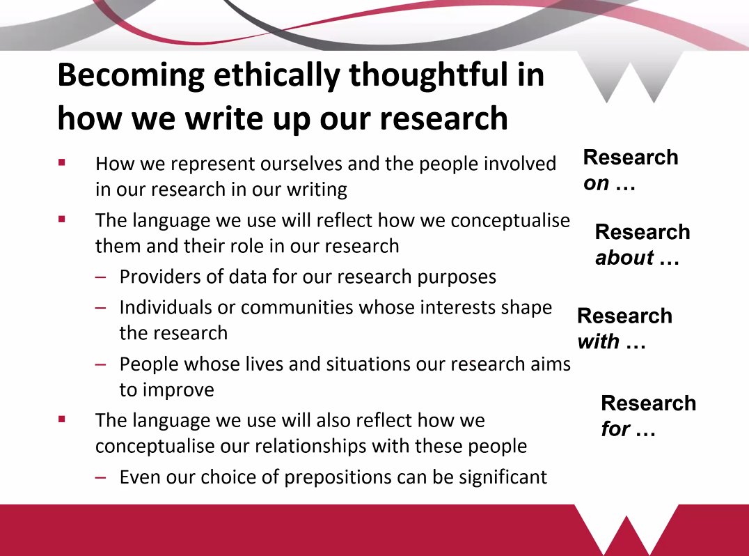 Such a fascinating seminar on #ethics in researching #motivation in #language #education by #EmaUshioda - thanks for organising @MorayHouse @darioluisbaneg1