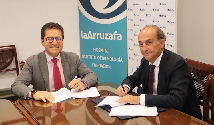 HArruzafa's tweet photo. Hospital la Arruzafa y la Universidad Loyola rubrican un acuerdo para colaborar en actividades formativas, científicas y de investigación. LEER MÁS: https://t.co/TmtOBhCODA https://t.co/zBirF8WDmv