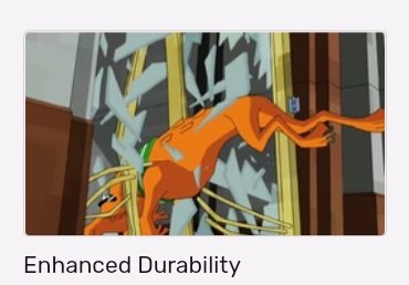 OOCBen10Wiki's tweet photo. Enhanced Durability https://t.co/OtE48pIMFR