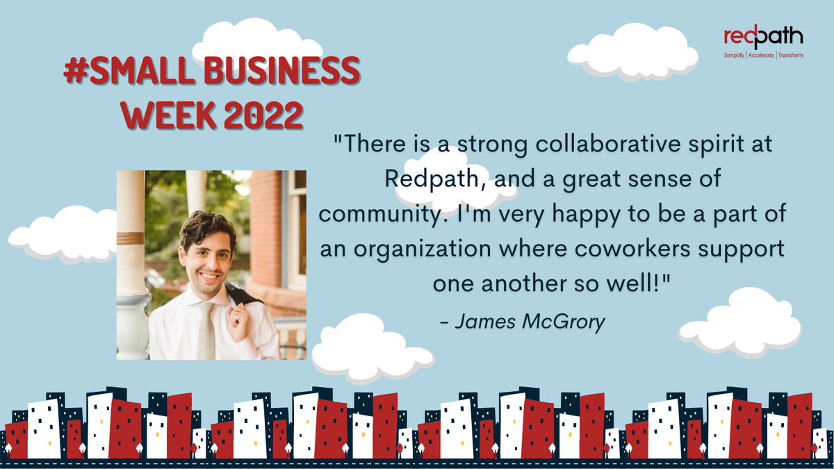 redpathgroup's tweet photo. Thank you, James! #SmallBusinessWeek2022 #RedpathCG #Redpathers #Salesforce https://t.co/4lb96og9LT