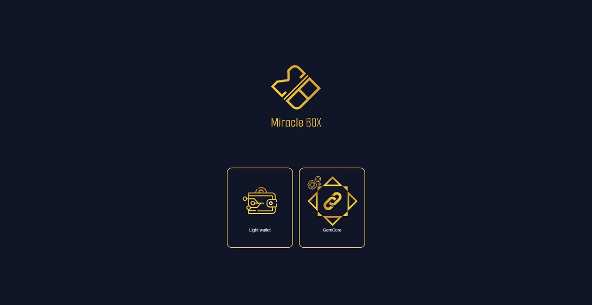 GemlinkT's tweet photo. Dear Community
The new full node wallet:
MiracleBox Gemcore
https://t.co/Ixh4cws8uS
Now we are working on Light Wallet multi-asset and multi coins, as a second part of the MiracleBox app.
Gemlink Team
#miraclebox #gemlink #masternode #privatecoin https://t.co/MhRe0WkYCV