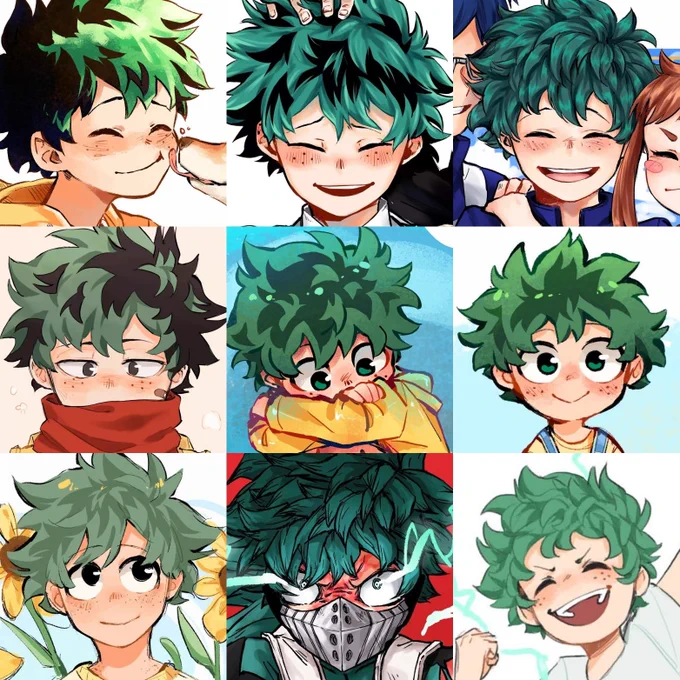 my izukus they are all so different 