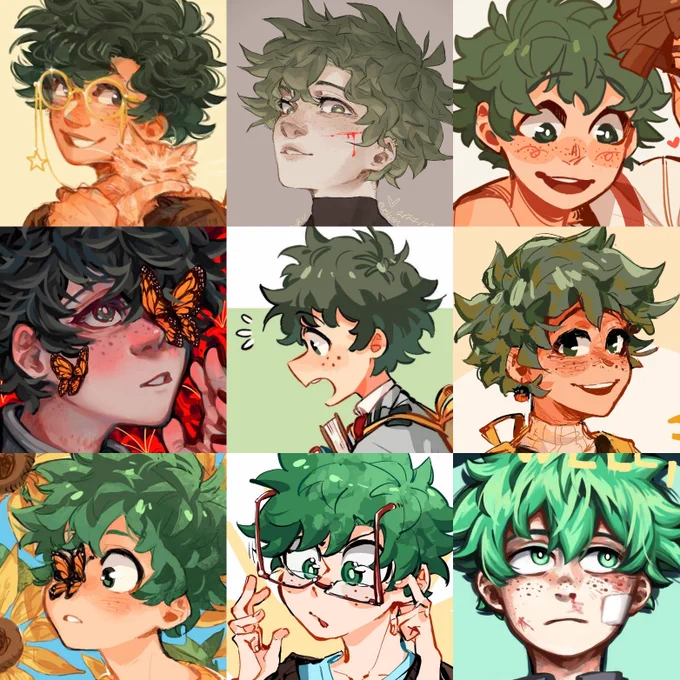 my izukus they are all so different 