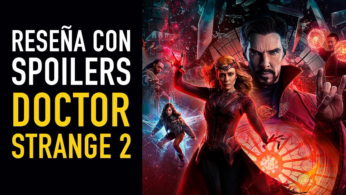 TheTopComics's tweet image. #NuevoVideo
Ya estreno mundialmente #DoctorStrange 2 Y hay que hablar con spoilers de ella.
👉🏻 youtu.be/q3HQfoxim5s
