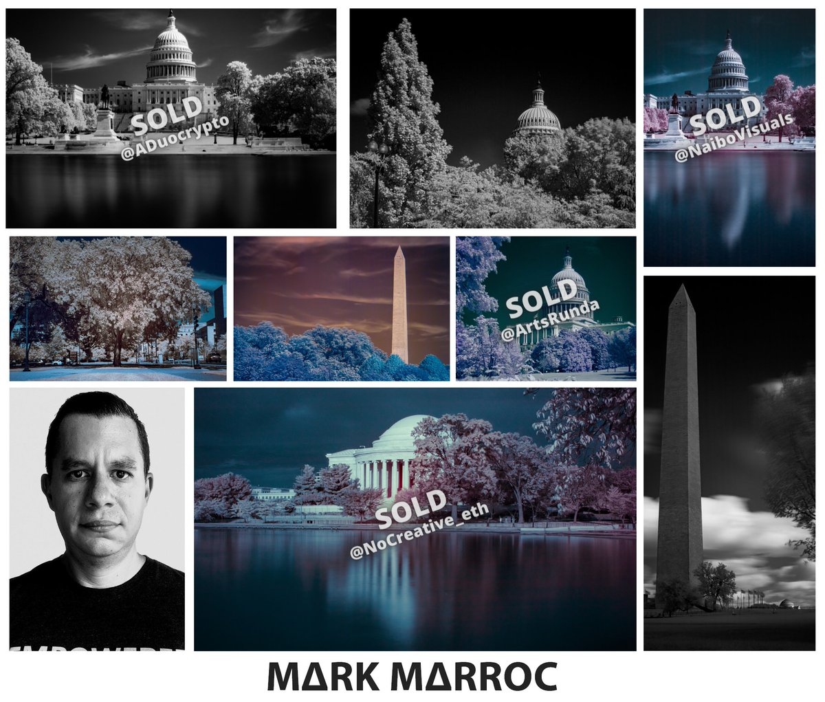 MarkMarroc's tweet photo. "Infrared - by MΔRK MΔRROC" is my most recent collection 🤗

Check the available pieces for 0.1 $ETH, listed on 
@opensea 🌊

https://t.co/EJyp4TUqel https://t.co/HGlyqeGxEi