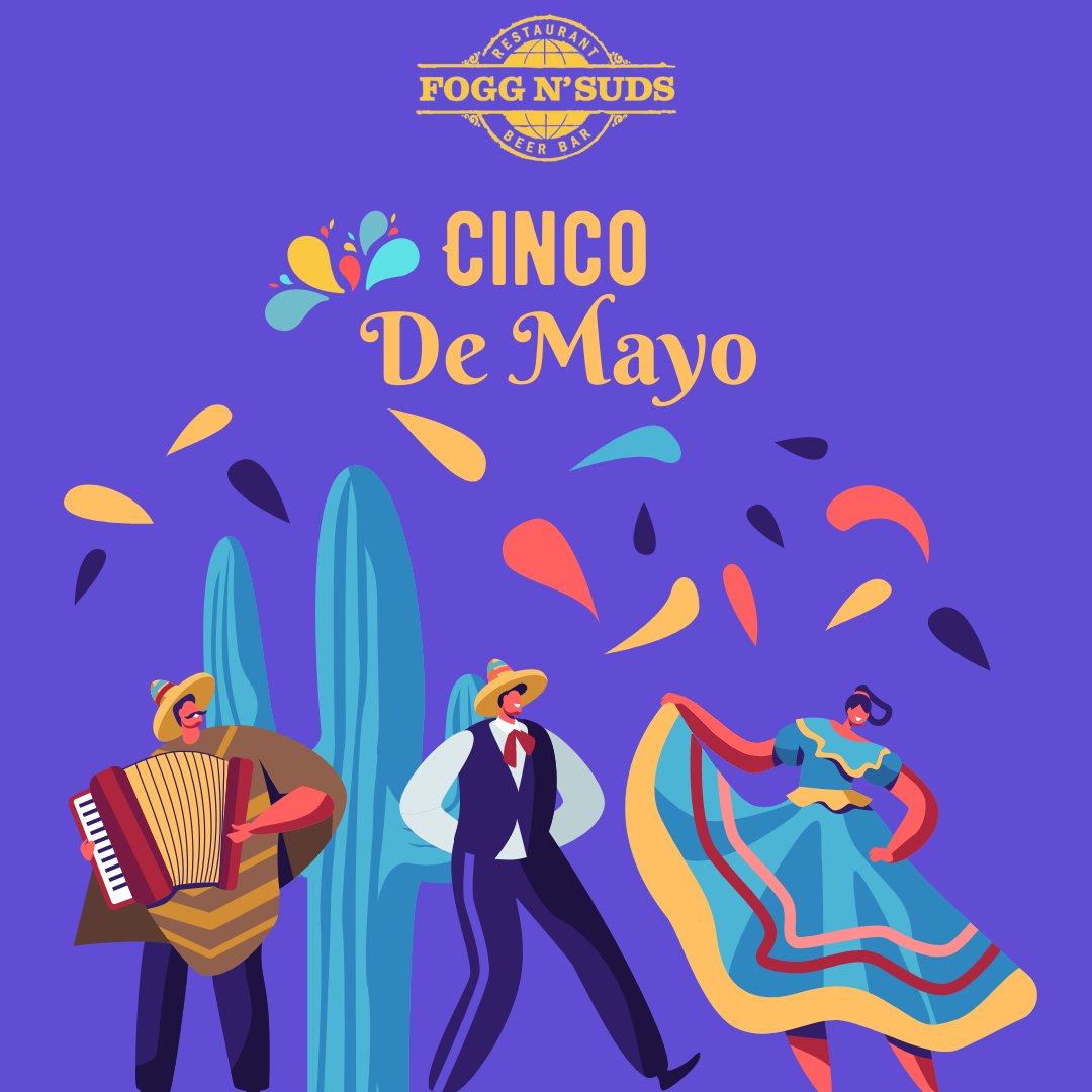 FoggBeerBar's tweet photo. Wishing you all a happy, colorful and festive Cino De Mayo!

Margarita on specials all day long!

#CinoDeMayo #FoggNSuds #MargaritaSpecial #Margarita #HappyThrusday https://t.co/KNLGFPy6UR
