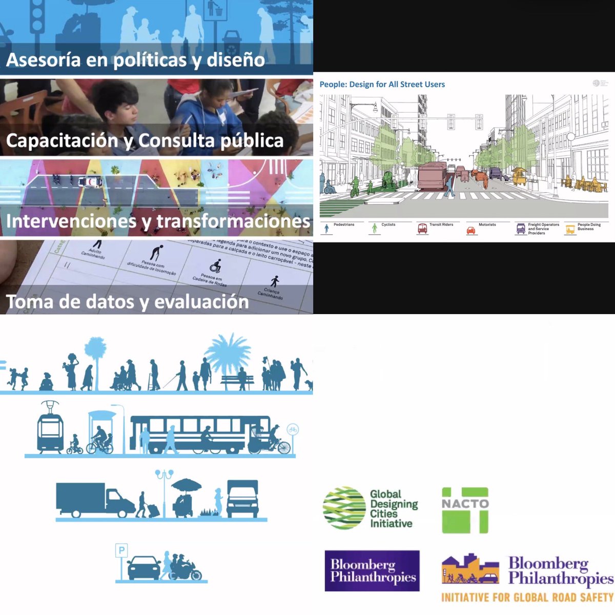 Gracias a <a href="/GlobalStreets/">Global Designing Cities Initiative</a> por el Seminario Web que nos invita a diseñar calles para todos los usuarios: peatones, ciclistas, usuarios de transporte público, vehículo particular,etc. Es posible una ciudad más humana <a href="/ATMGuayaquil/">ATM Guayaquil</a> <a href="/alcaldiagye/">Muy Ilustre Municipalidad de Guayaquil</a> <a href="/CynthiaViteri6/">Cynthia Viteri</a>