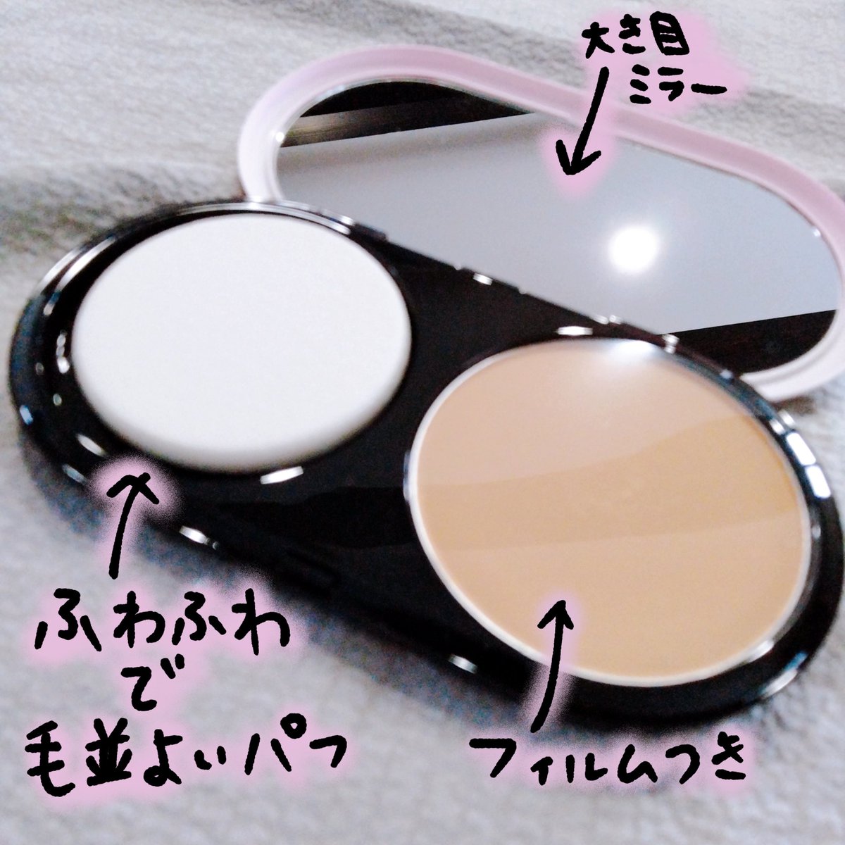 kvvtaro's tweet photo. ライトフル C3 ナチュラル シルク パウダー ファンデーションをお試し。 スキンケア効果があるファンデーション!嬉しい◎本当に粉っぽさなくて、しっとり感◎うっすらピンクみで春っぽいのもよき💕
#MACLIGHTFULC
#MACライトフルC
#WATERGLOW
#WATERGLOW_JP
#サクラスキン
#提供 https://t.co/rN8WTXZLhU