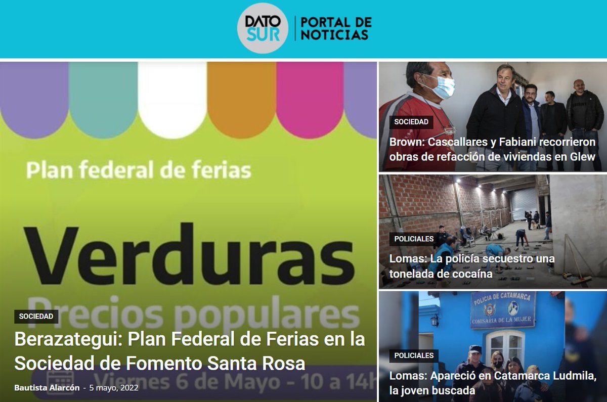 DatosurNoticias's tweet photo. Noticias del 5 de Mayo del 2022 https://t.co/Fl4AfcOeMw https://t.co/oCT5e4A4WV