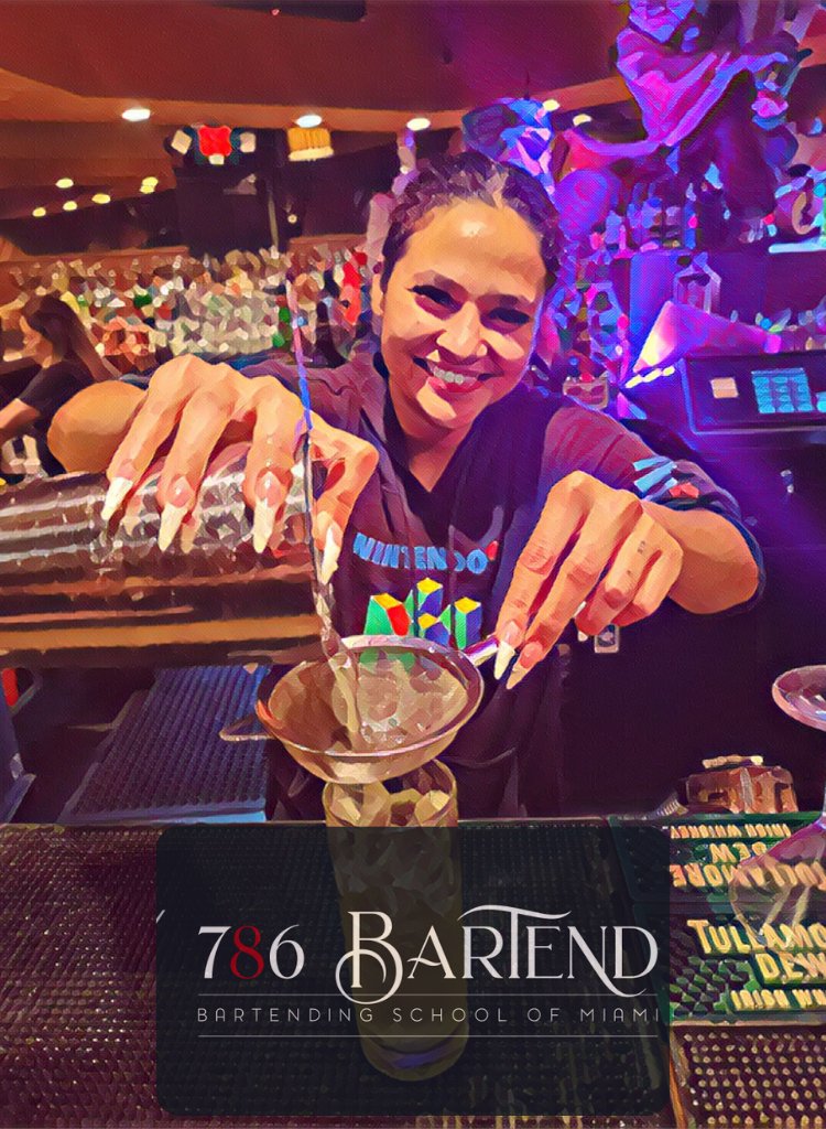 786BARTEND's tweet photo. Maria, she takes the time to learn about each drink and how to make it perfectly. 

Next Class start this Monday!
https://t.co/UYxzIUY7ow https://t.co/jFQJyGhokE