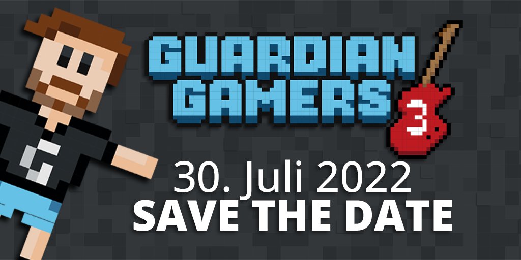Es geht wieder los! 🥳 
Am 30. Juli sind wir mit Guardian Gamers III zurück!
Unter der Thematik Musikfestival laden wir dieses Mal wieder vier Streamerinnen und Streamer aus der Gaming-Szene ein, die spielend Gutes tun! 🎮
Stay tuned &amp; save the date! 💙