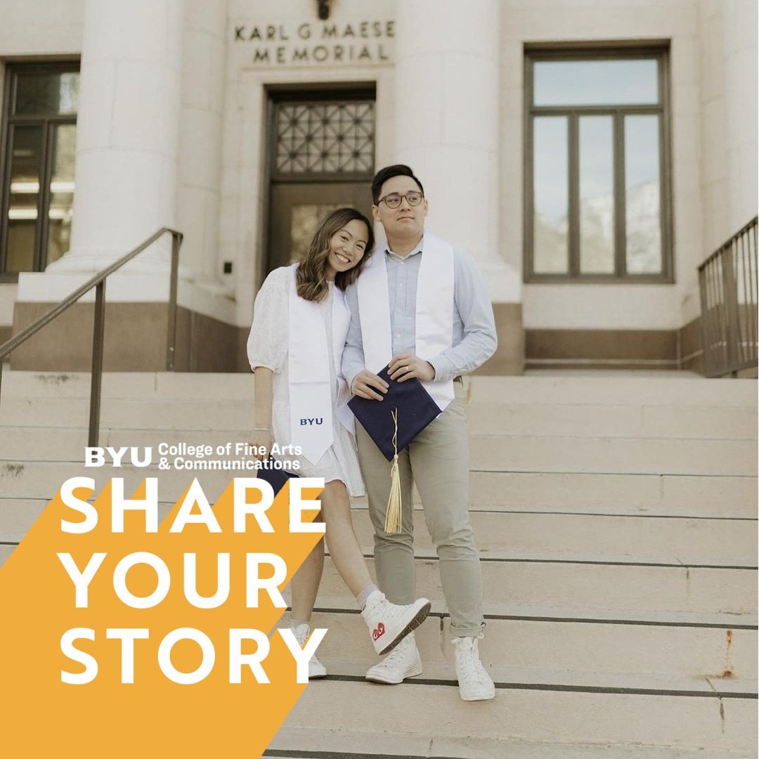 BYUComms's tweet photo. "I’ve loved my BYU experience and I’m so grateful to everyone who’s made it so special. I’ll always look back at my experience and know that BYU helped me become the person I need to be in order to go forth and serve!!"
- Rachel Lê

#CFACGrad #byucomms https://t.co/rTqiTR2yJT