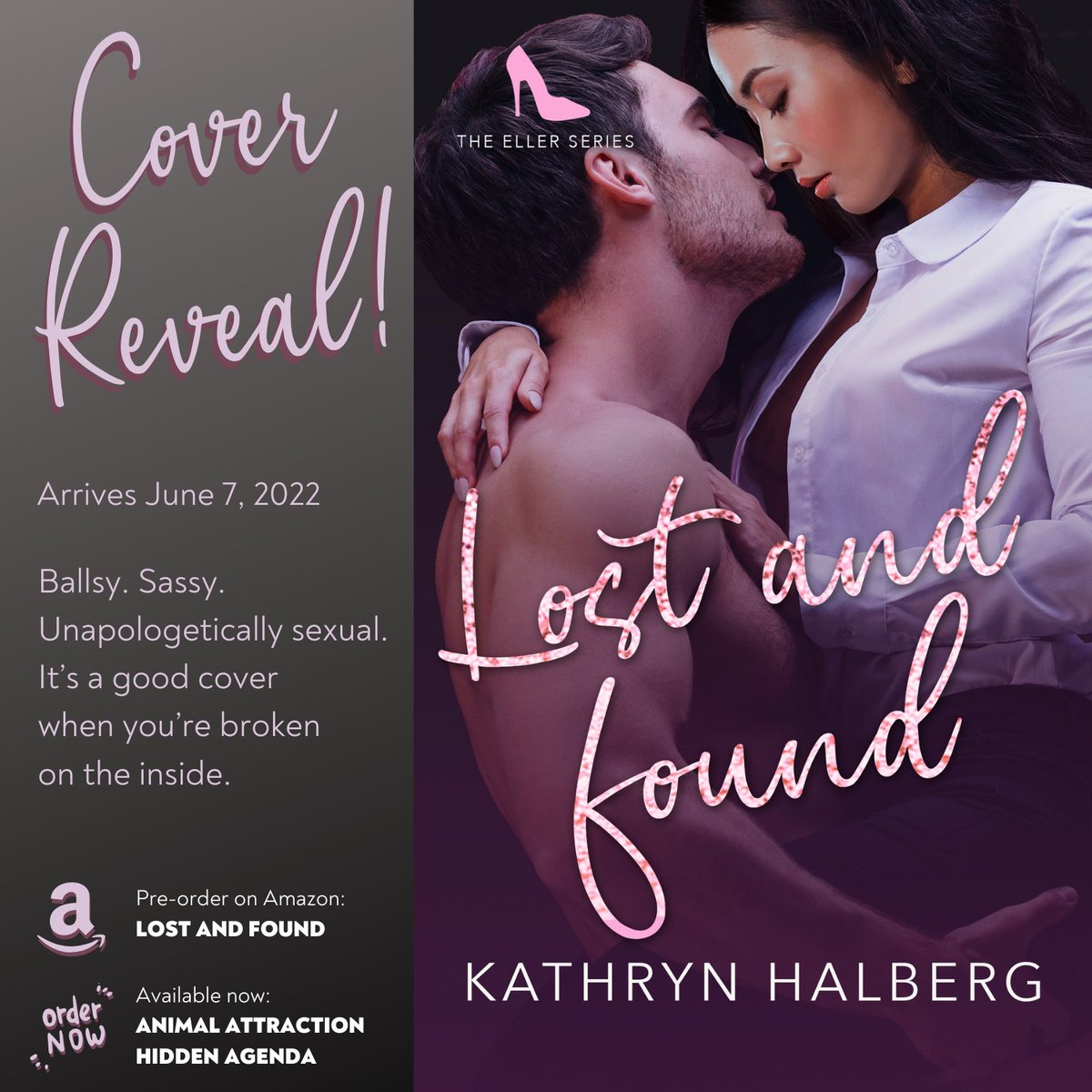 🔥🔥🔥 Cover reveal! Thank you to @laustenjohnson and #AllAboutBookCovers for the fantastic job bringing Remy and Kim to life for LOST AND FOUND, the final installment of The Eller Series. Pre-order now on Amazon: amzn.to/39x2jYN #CoverReveal