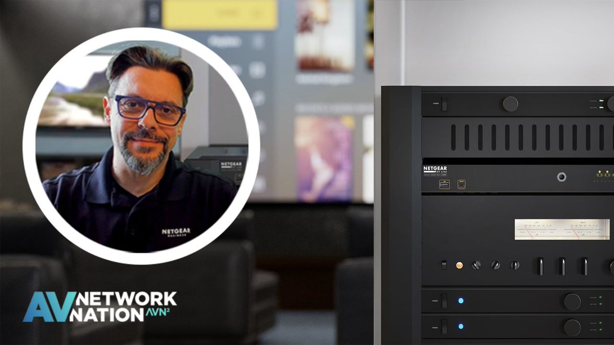 NETGEAR's tweet photo. What are some biggest challenges AV over IP faces in 2022?  And how can they be addressed?  Get your answers from our latest blog written by our in-house #ProAV expert Laurent Masia: https://t.co/uTMm3dk0Rw

#NETGEARBusiness #AVoverIP  #WiFi #NetworkSwitch #ProAV https://t.co/oXEHlU4naS