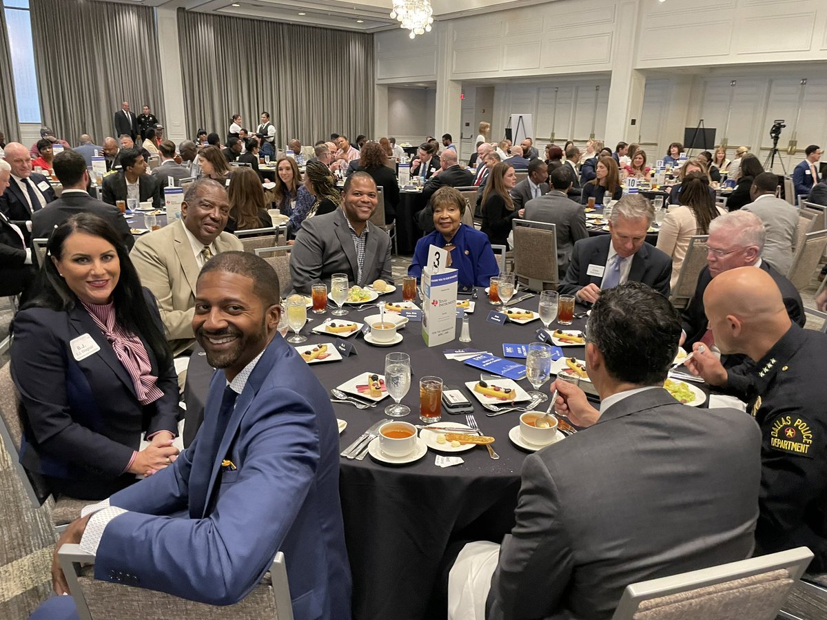 Johnson4Dallas's tweet image. Honored to kick off the @DRC’s first-ever State of Public Safety event — featuring @DPDChiefGarcia — today. We must always put public safety first in our city through a relentless focus on both data-driven law enforcement strategies and community-based solutions. 💯