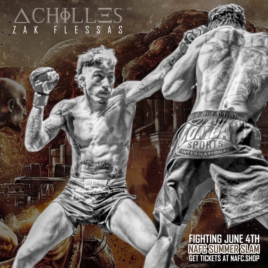 gpcombat's tweet photo. Zak "ฮแฮIแแฮฃฦง" Flessas gets back to work June 4th at NAFC ๐๐ถ๐ฎ๐ฎ๐ฆ๐ณ ๐๐ญ๐ข๐ฎ ๐ฌ๐ท๐ช
๐๏ธ Tickets available at https://t.co/aOvYFbAKgw ๐๏ธ
#achilles #zakflessas #nafc #roufusport #milwaukeemma #waukeshawi #milwaukee #mma #greek #showtimegroup @Showtime_SEG @roufusport https://t.co/ufaGcQ3jhI
