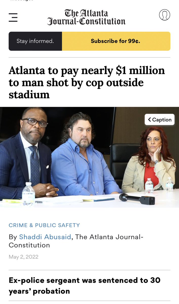 CochranFirm_ATL's tweet photo. “We got the justice he deserved.” - @AttorneyShean | Source: @ajc https://t.co/nKR5sjfIt9