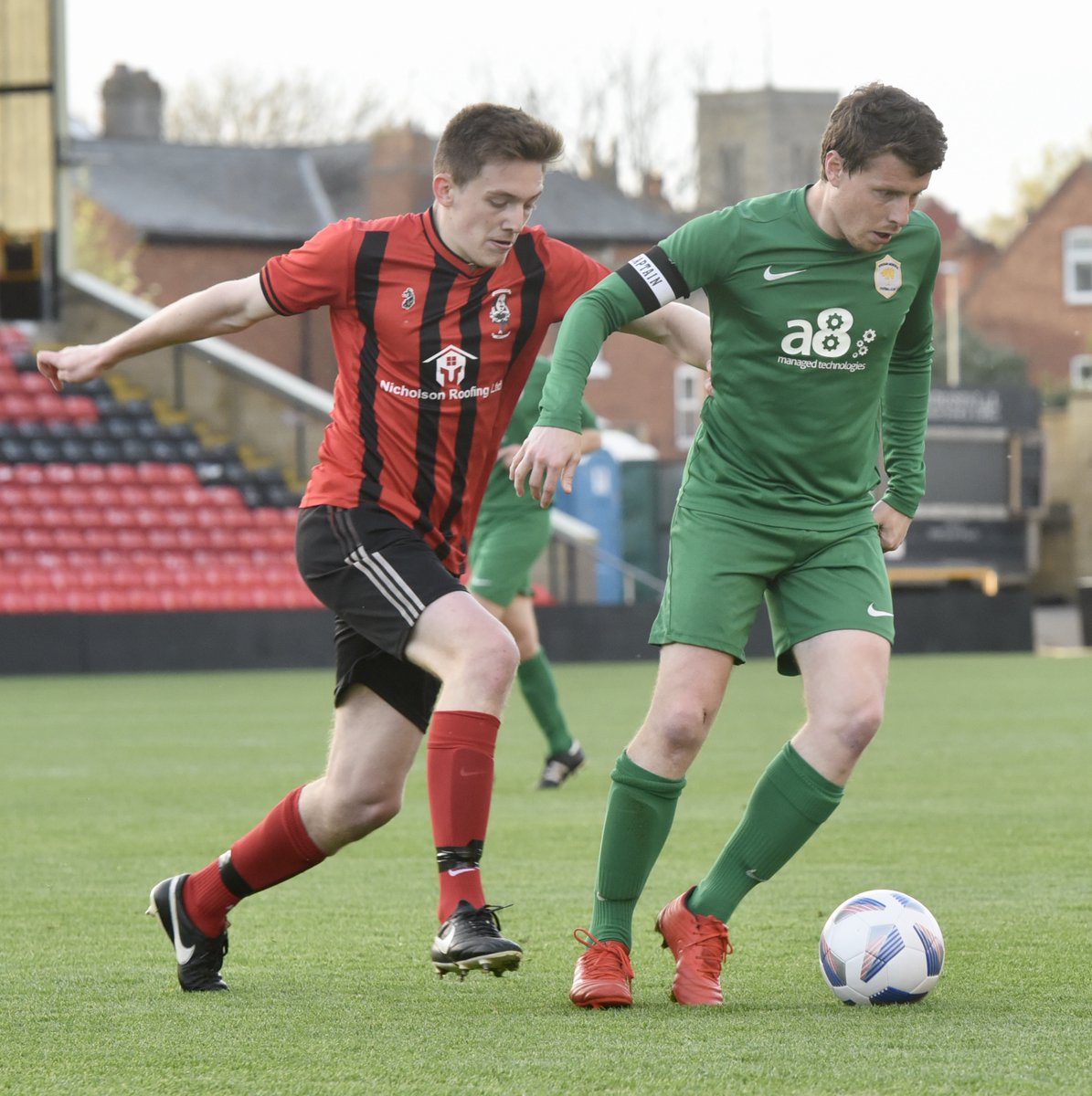 Action from the LNER Stadium where <a href="/HykehamMemoria1/">Hykeham Memorial FC</a> lead 1-0 in the final of the Jock Mitchell Memorial Trophy against <a href="/ShakespeareImps/">Shakespeare Imps</a> after 20 minutes.
