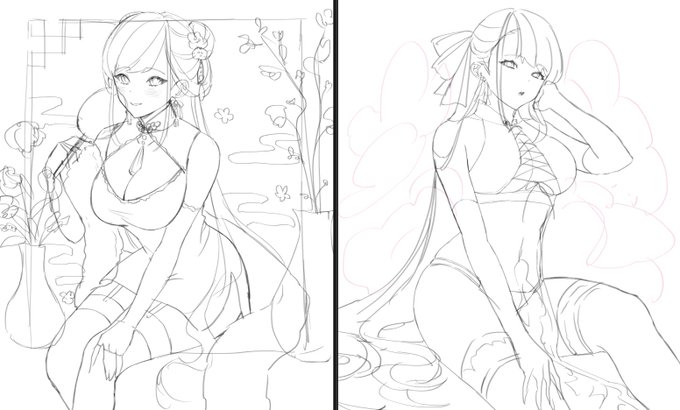 some wip of nana ☺️ 