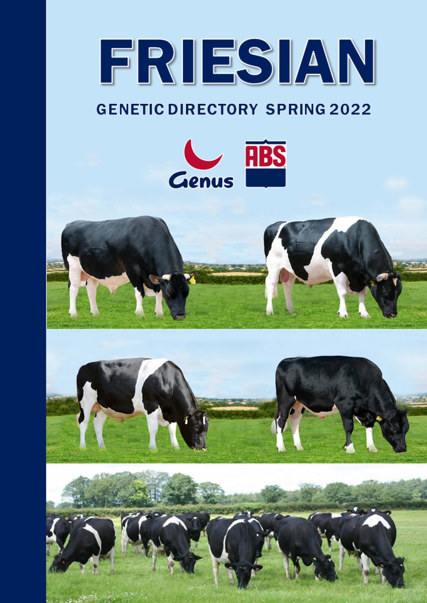 GenusABS's tweet photo. 🐮Following the latest proof run we are pleased to release our brand new FRIESIAN brochure. Follow the link for more information on our Friesian genetic lineup https://t.co/HBfQYOWksu
#ProfitFromGeneticProgress https://t.co/4aeYJKPNgy
