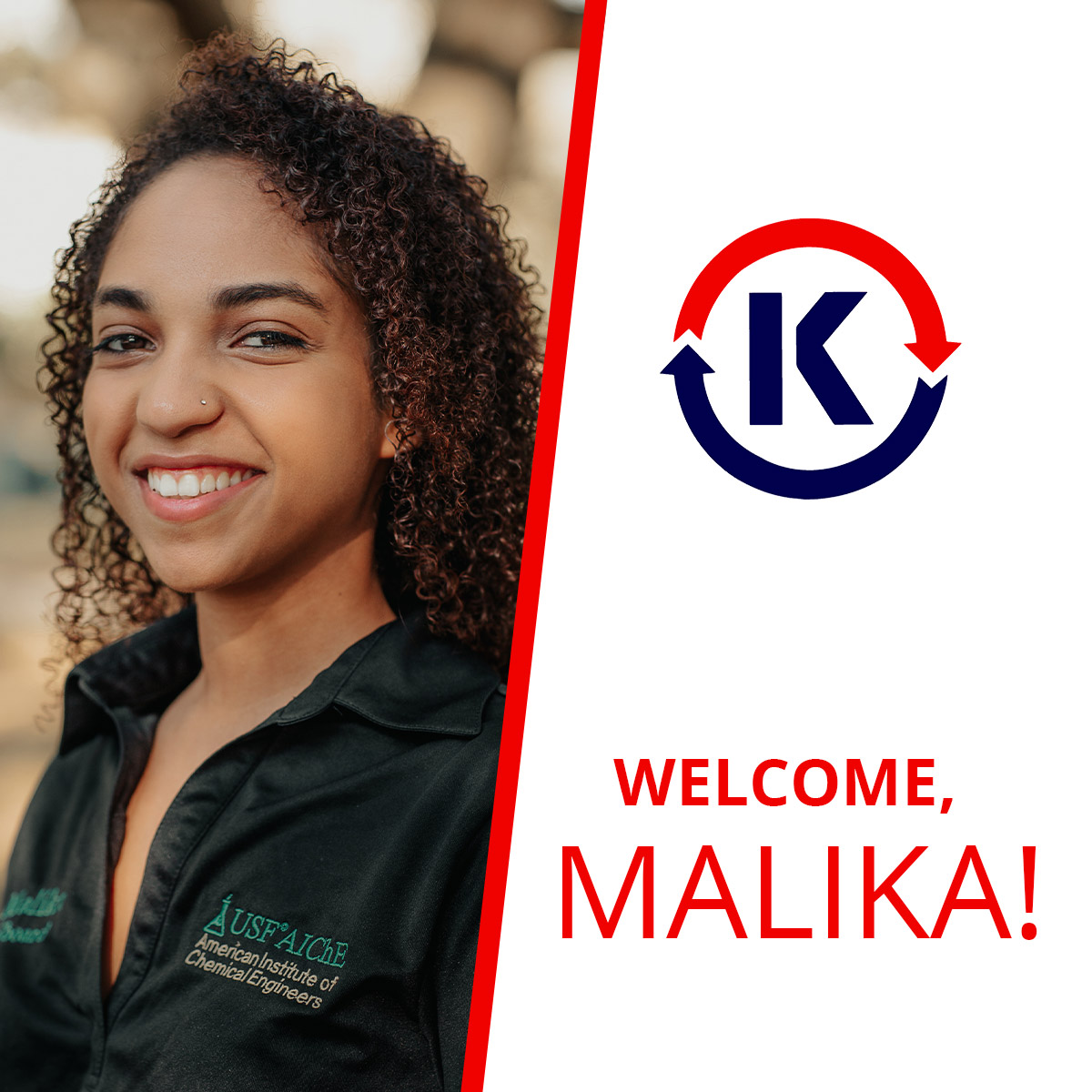 KemcoSystems's tweet photo. KEMCO is pleased to announce Malika Berrada has joined our team as a Project Engineer. Learn more about her story and goals for sustainability by reading our recent blog through the link below. Welcome to the team, Malika!

https://t.co/zkxxcbXoFe https://t.co/Q5Pxf1PQJe
