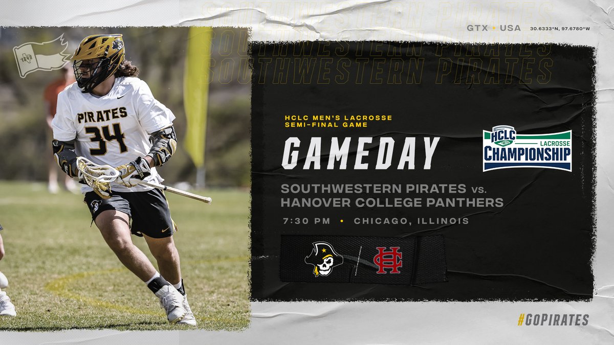 SUPirates's tweet photo. #GAMEDAY | @SUPiratesMLAX 
🏆 HCLC SEMI-FINAL
🆚 @HanoverMLAX 
⏰ 7:30 PM
📍 Chicago, Illinois
📊 https://t.co/hydHHRjayF
📺 https://t.co/SpAyyslP0O https://t.co/9fUDWCnTzP