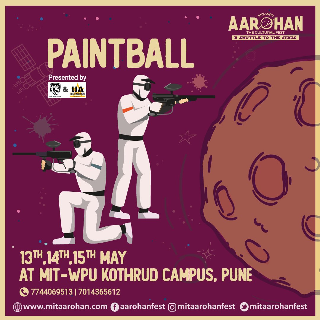 MIT WPU-Aarohan The Cultural Fest on X: ““Spend less time