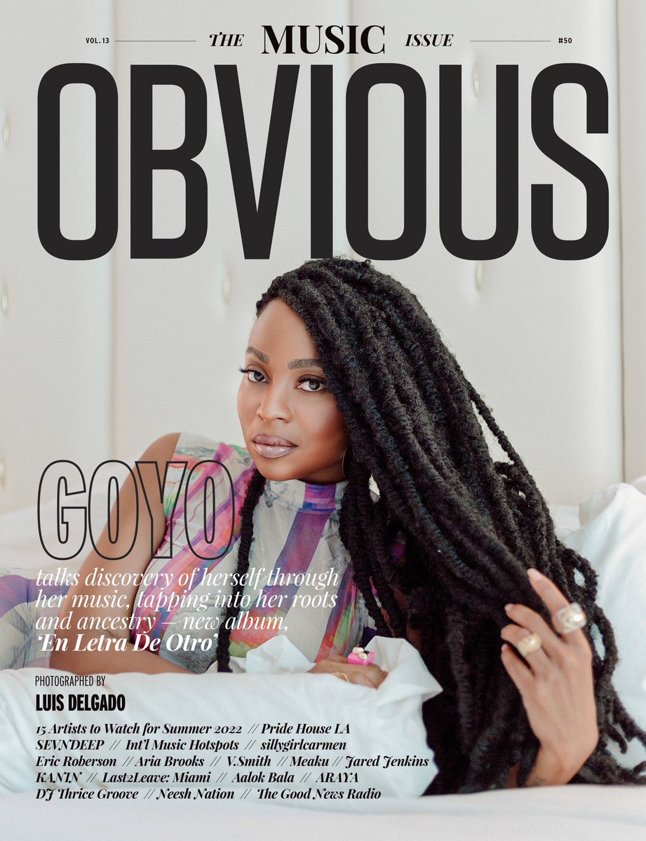 jPinNotes's tweet photo. New Music Issue for @ObviousMag (curated by ME) is out next week! I’m so proud of this issue which included some incredible creatives. Please share/RT. Issue drops May 10th at https://t.co/Uu9YI7gFpd #obviousmag
@GOYOCQT #AfroColombia https://t.co/gytnJmQRCC