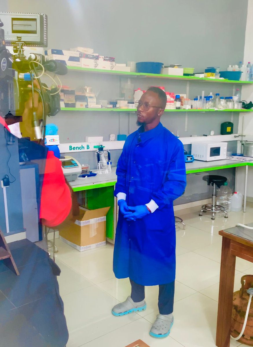 BeneficialBio's tweet photo. Happy to see growing interest for our work at our production unit in Cameroon, Who received another visit from the Cameroon Television. https://t.co/cf5BNFG3EW