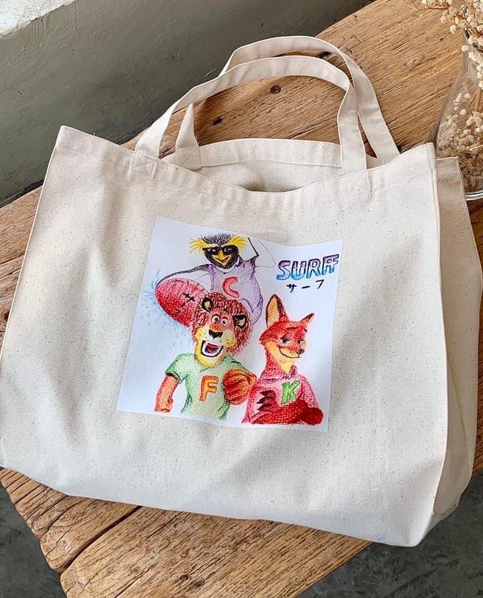 SURFFFANCLUB's tweet photo. SURFF TOTE BAG 2022 

420฿ 🦊🦁🐧

📍วันที่7,8นี้ เจอกันที่งาน Cat expo8 บูธ D33 น้าา

ปล.มีจำนวนจำกัดนะค้าบ🫶🏻

#surffband #SURFF #catexpo8 https://t.co/MfiaGzYHoR