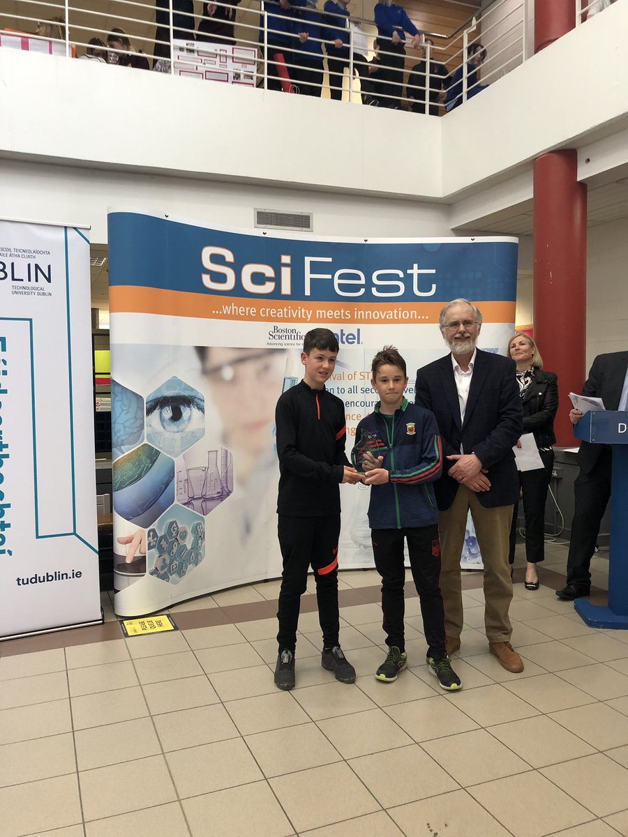 Well done to the <a href="/BelmayneEtss/">Belmayne ETSS</a> students who represented the school today in TU Tallaght at <a href="/SciFest4STEM/">SciFest4stem</a>. Congratulations to Saanvi who won in the junior physics category and the Institute of Physics award and to Kale and Rian who won the Fenergo Science Communicator award