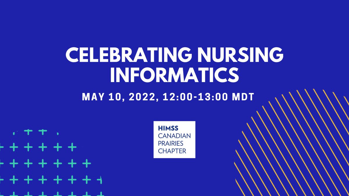 Join us as we celebrate #NursingWeek!

Register for our next webinar here 👇 

canadianprairies.himsschapter.org/event/celebrat…

#health #healthcare #nursing #informatics