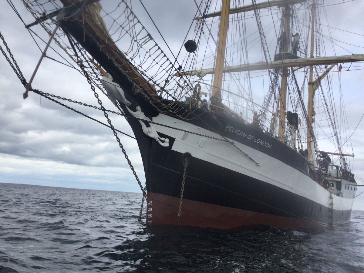 Newcastle RNLI staff members Mark Mitchell &amp; Sean Ginnelly and volunteer crew member Ciaran Leneghan were invited to board the sail training ship, The Pelican of London, which recently dropped anchor off Newcastle.
A great experience!
#RNLI #TallShipPelican