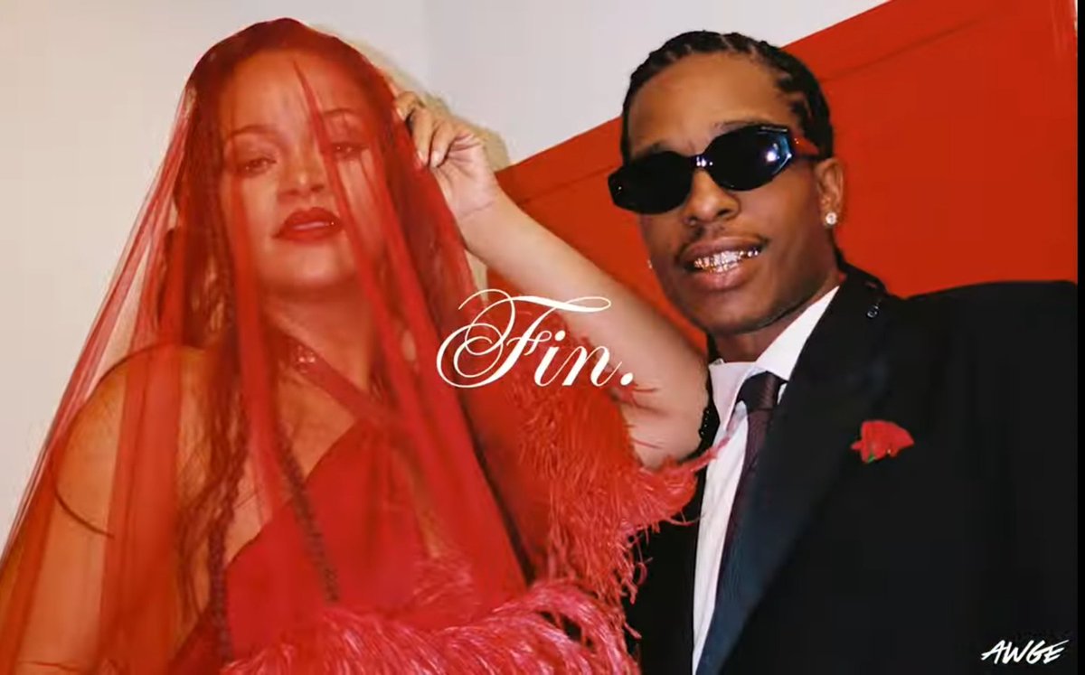 TeamOfRihanna's tweet photo. "Marry me?" - "I do" 🥺 https://t.co/16HFeX43Ow