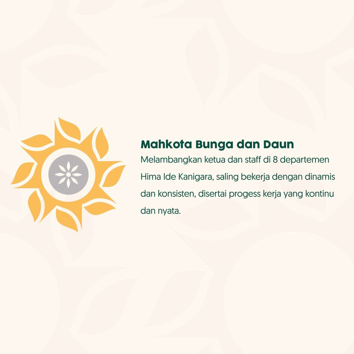 himaideits's tweet photo. [ KA-NI-GA-RA ]

“Wherever the sun goes / The sunflower will follow / Through all of the pain / And all of the sorrow Wherever the sun goes / The sunflower will follow / Enduring the rain for / Better tomorrows.” –Londrelle

We present you, Kanigara

#designits
#WajahBaruKabinet https://t.co/lpoJ8b3sqT