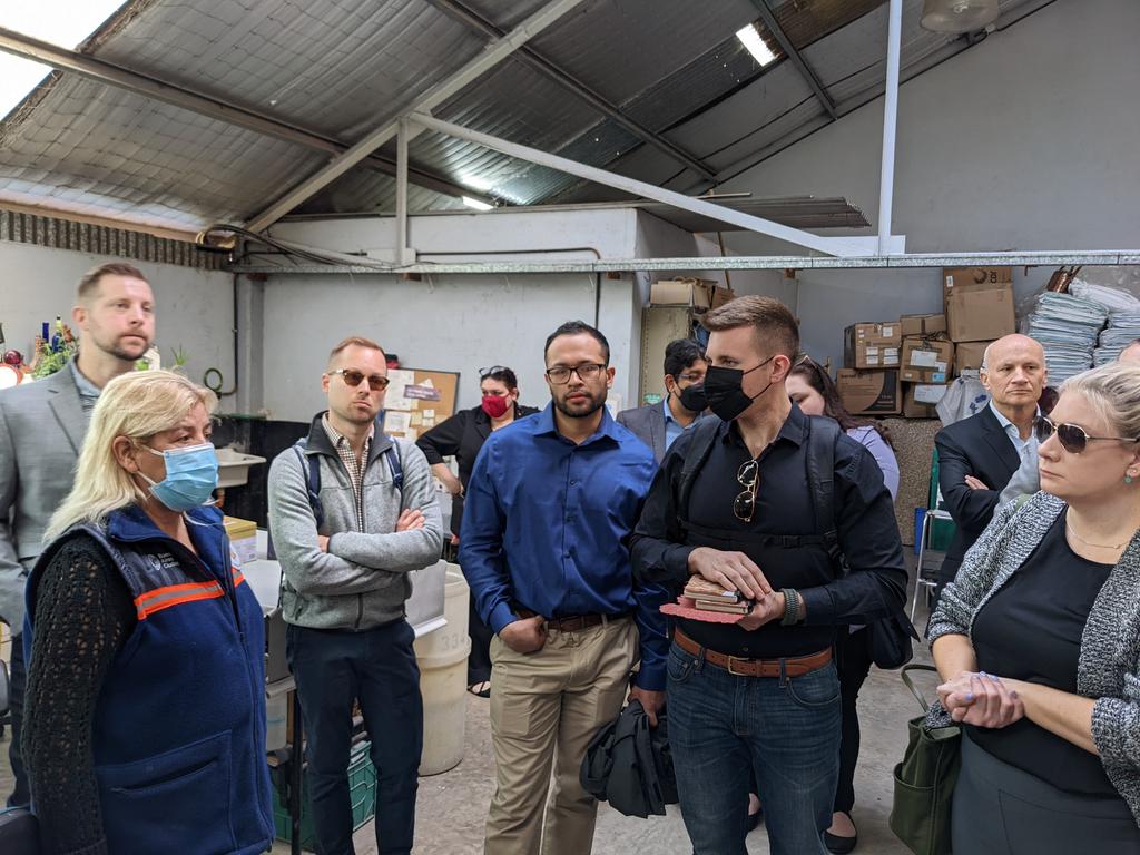 AnnMarieMKE's tweet photo. Recycling program in BA - fairly new city wide initiative helping the planet and employing people - super cool tour of inspiring work. https://t.co/8xBcYYe5El