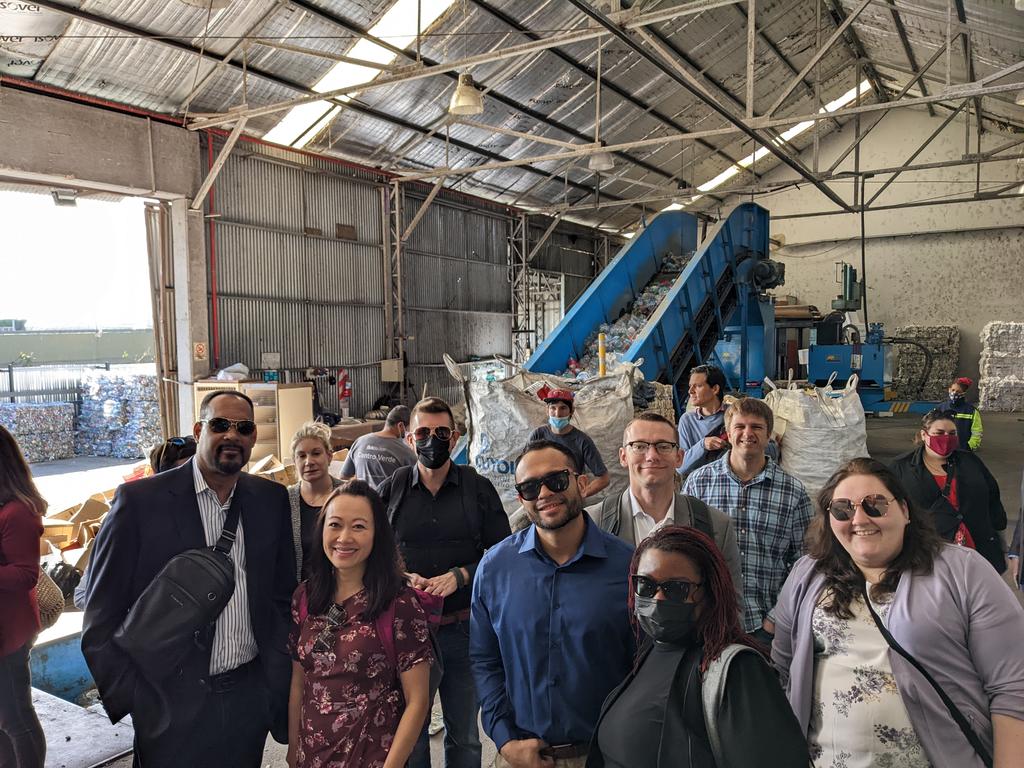 AnnMarieMKE's tweet photo. Recycling program in BA - fairly new city wide initiative helping the planet and employing people - super cool tour of inspiring work. https://t.co/8xBcYYe5El