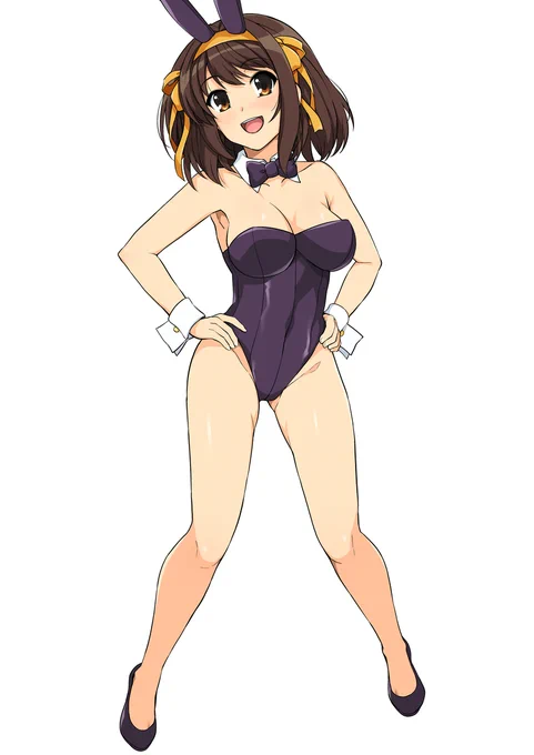 [R-18] 水着ハルヒさん #涼宮ハルヒの憂鬱 #涼宮ハルヒ #バニーガール  